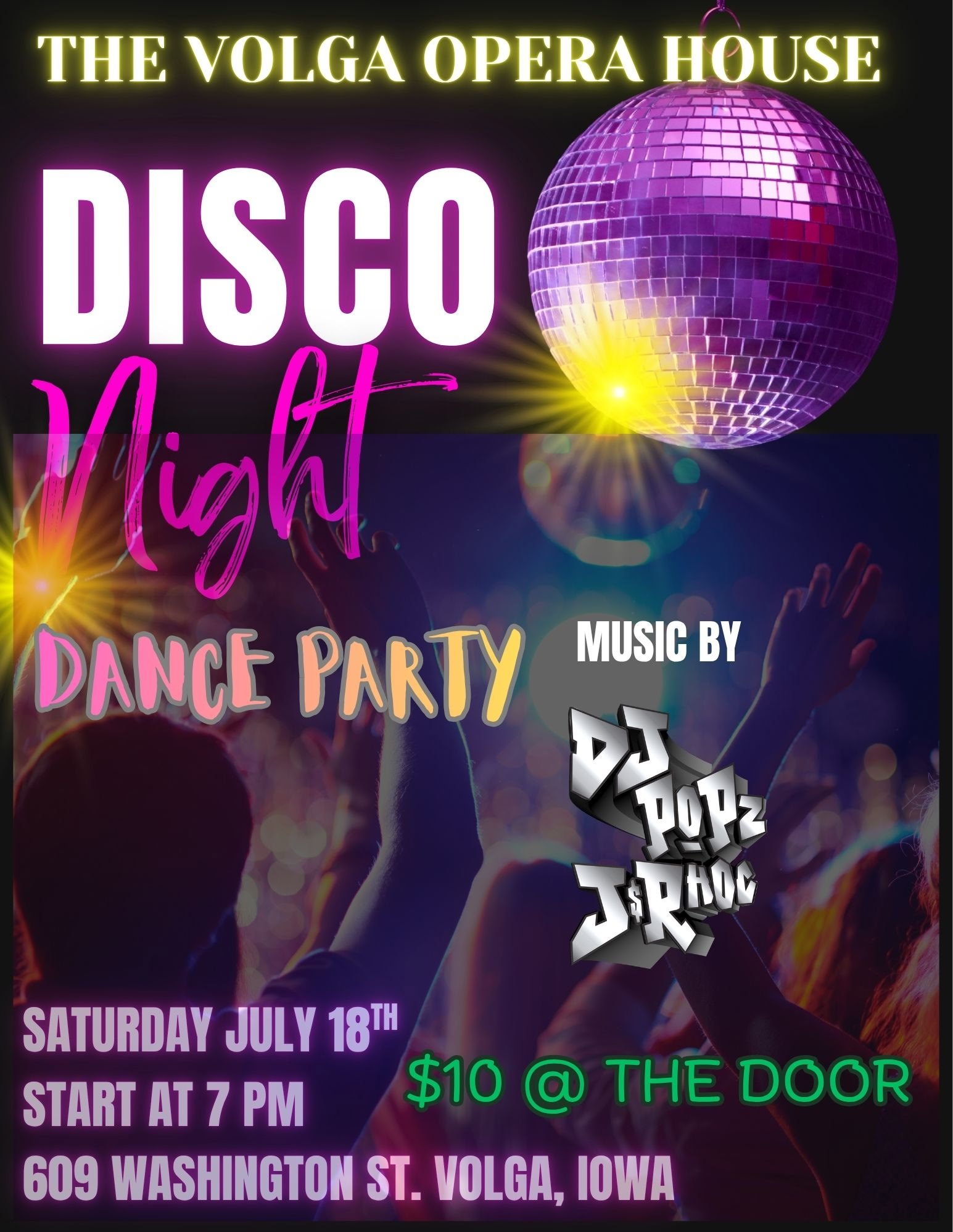 The Volga Opera House Disco Night